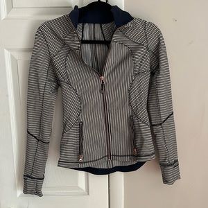 Lululemon stripped zip up